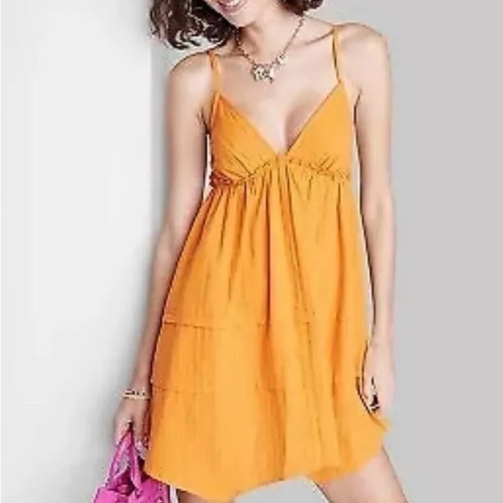Wild Fable Orange Mini Dress